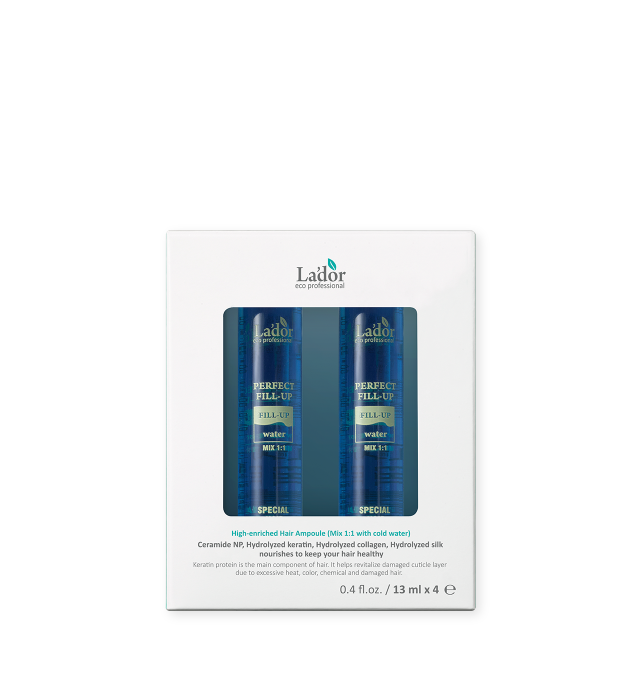 拉德尔蓝瓶精华-高浓缩护发精华（修复安瓶） 13ml x 4ea
